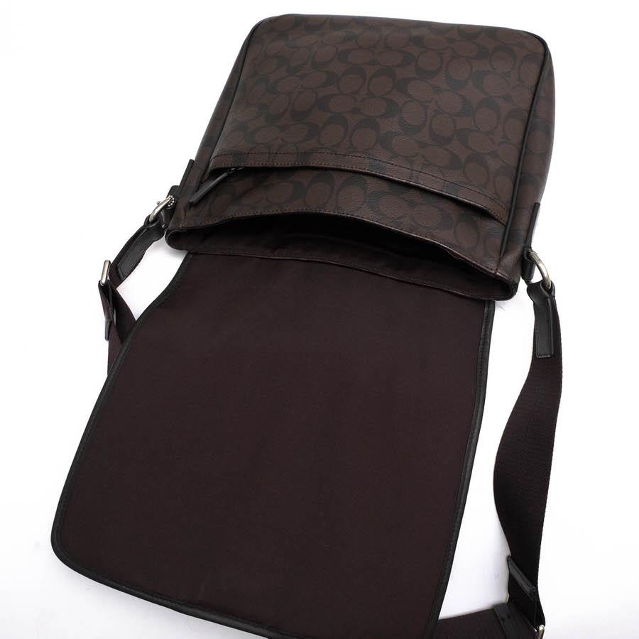 COACH（コーチ） ショルダーバッグ F71102 Heritage Signature Map Bag 