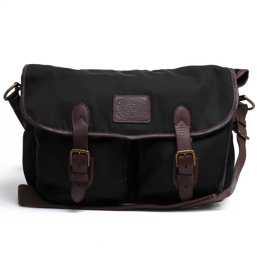 POLO RALPH LAUREN ポロ ラルフローレン ショルダーバッグ 一部牛革