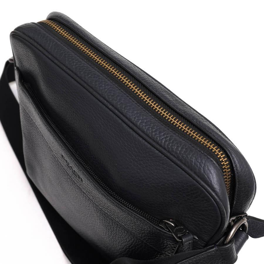 COACH コーチ ショルダーバッグ F24876 Charles Camera Bag チャールズ カメラ バッグ ペブルドレザー 牛革 クロスボディ シボ革 シュリン_4