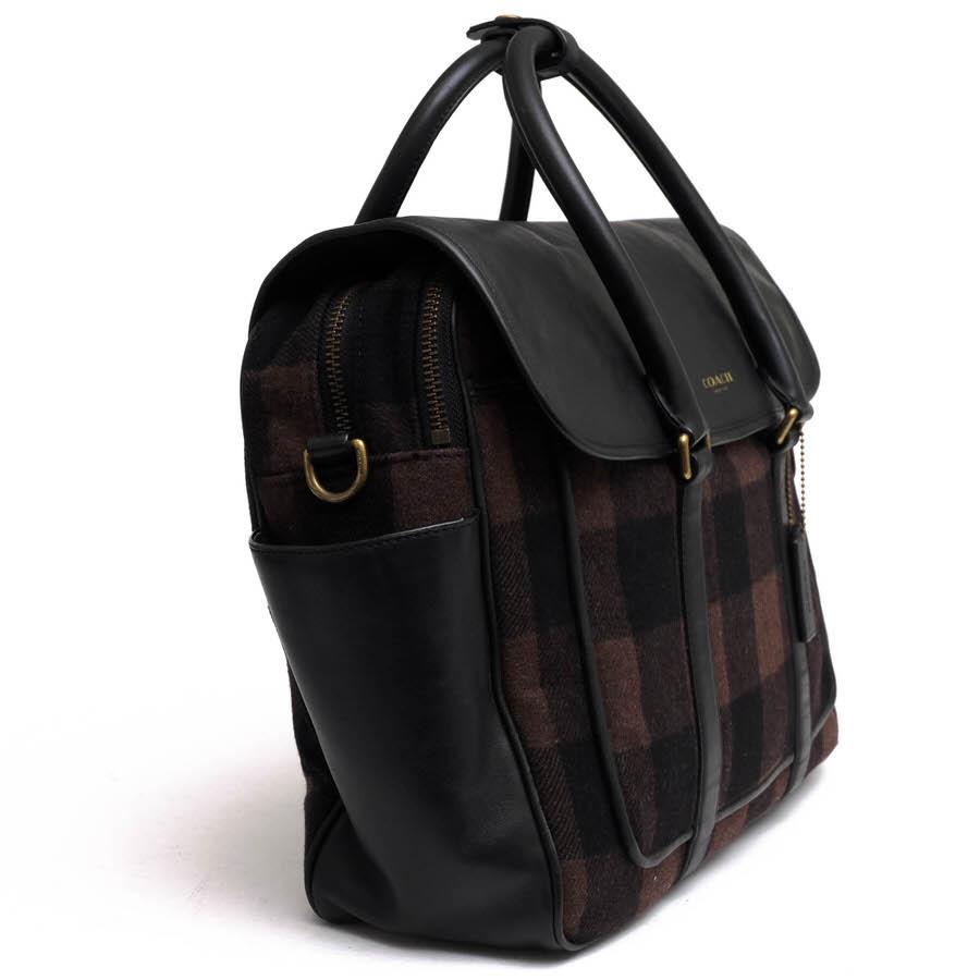 COACH チェック柄 ビジネスバッグ A4対応 COACH（コーチ） ビジネスバッグ F71440 チェック柄 : Desir Yahoo
