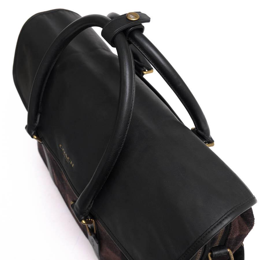 COACH（コーチ） ビジネスバッグ F71440 チェック柄 : Desir Yahoo