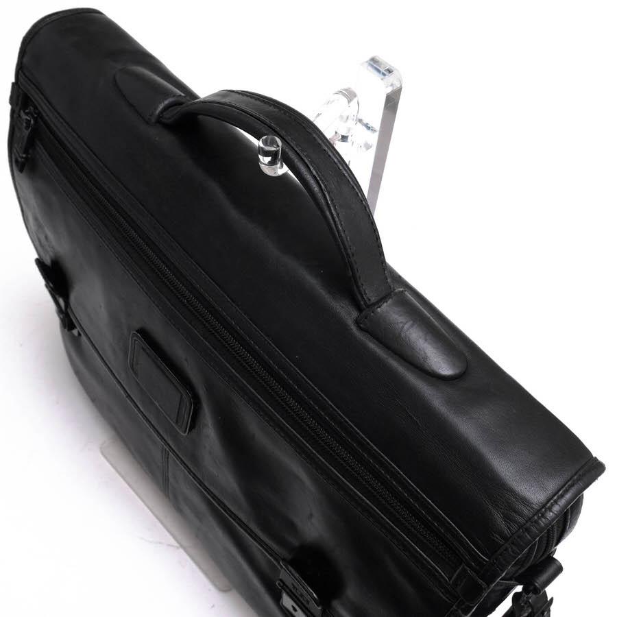 ○トゥミ TUMI ナパレザー 牛革 ビジネスバッグ 96167DH Leather Slim Flap Brief メンズ 【中古】 中古 TUMI（トゥミ） ビジネスバッグ 96167DH Leather Slim Flap Brief