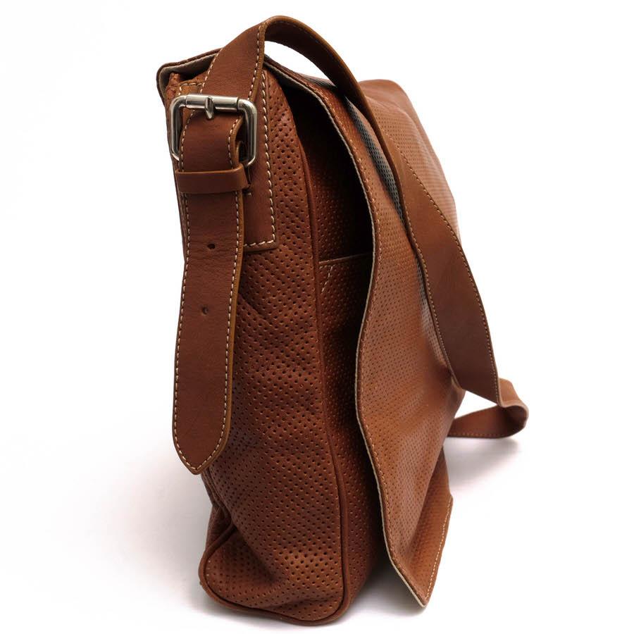 ZANELLATO ザネラート ショルダーバッグ 牛革 カーフ パンチングレザー