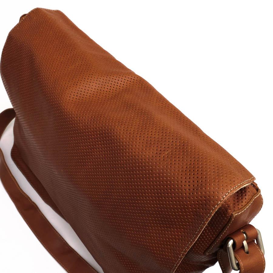 ZANELLATO ザネラート ショルダーバッグ 牛革 カーフ パンチングレザー