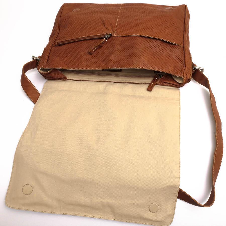 ZANELLATO ザネラート ショルダーバッグ 牛革 カーフ パンチングレザー