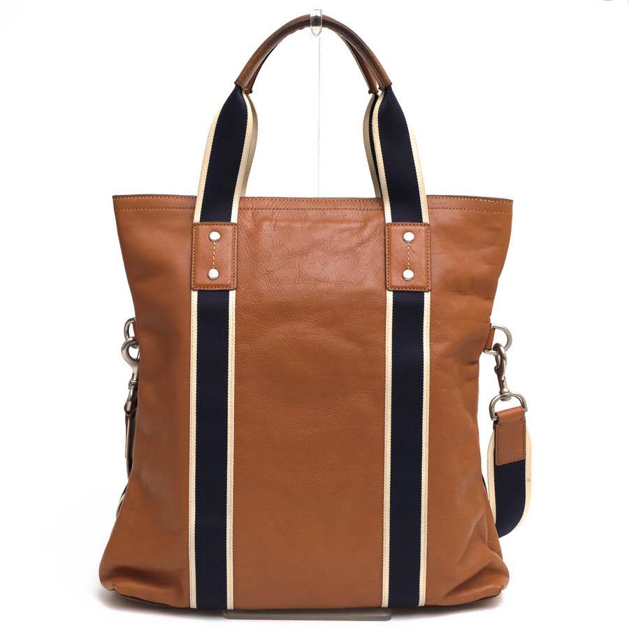COACH（コーチ） トートバッグ F70558 Heritage Web Leather Foldover 