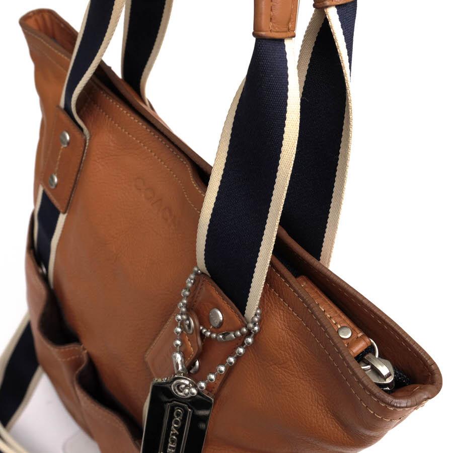 COACH コーチ トートバッグ F70558 Heritage Web Leather Foldover Tote ヘリテージ ウェブ レザー フォルド オーバー トート ウェブレザ_4