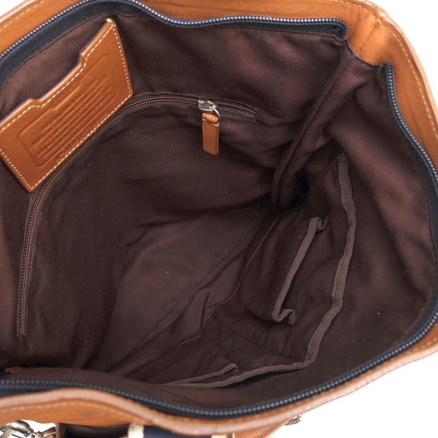 COACH コーチ トートバッグ F70558 Heritage Web Leather Foldover Tote ヘリテージ ウェブ レザー フォルド オーバー トート ウェブレザ_6