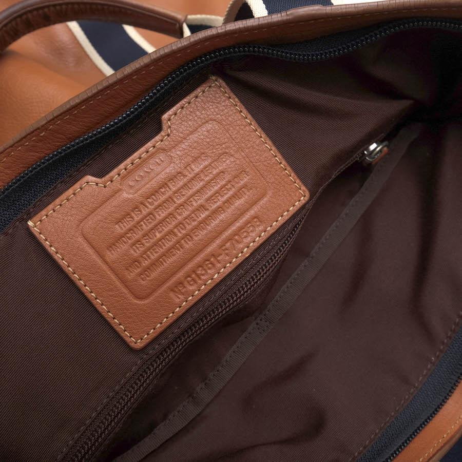 COACH（コーチ） トートバッグ F70558 Heritage Web Leather Foldover 