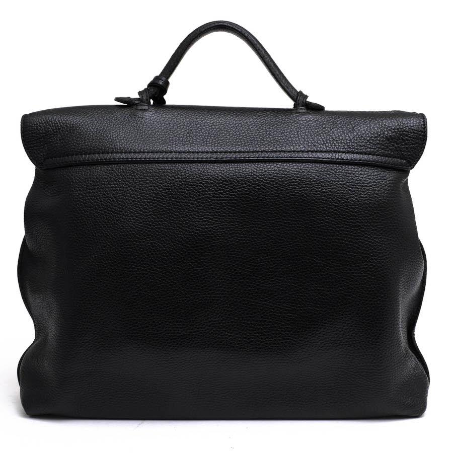 DOLCE&GABBANA ブラック レザー ビジネスバッグ DOLCE&GABBANA - ドルガバ／DOLCE＆GABBANA バッグ ブリーフケース