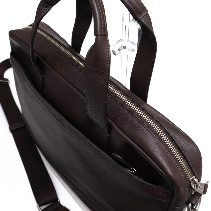 ○コーチ COACH 牛革 カーフ ビジネスバッグ F71561 HUDSON BAG IN SMOOTH LEATHER ハドソン スムースレザー 2WAY ショルダーバッ  中古 COACH（コーチ） ビジネスバッグ F71561 HUDSON BAG IN SMOOTH LEATHER