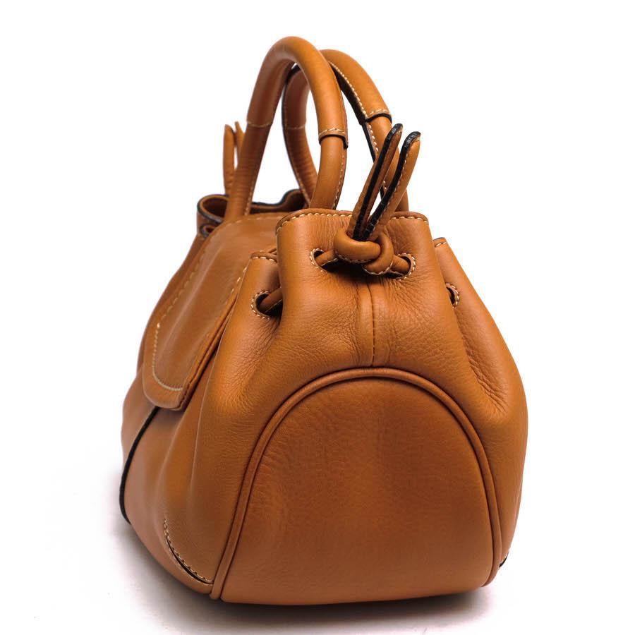 土屋鞄 TSUCHIYA-KABAN ハンドバッグ ソワ・ギャザーハンド 牛革 巾着