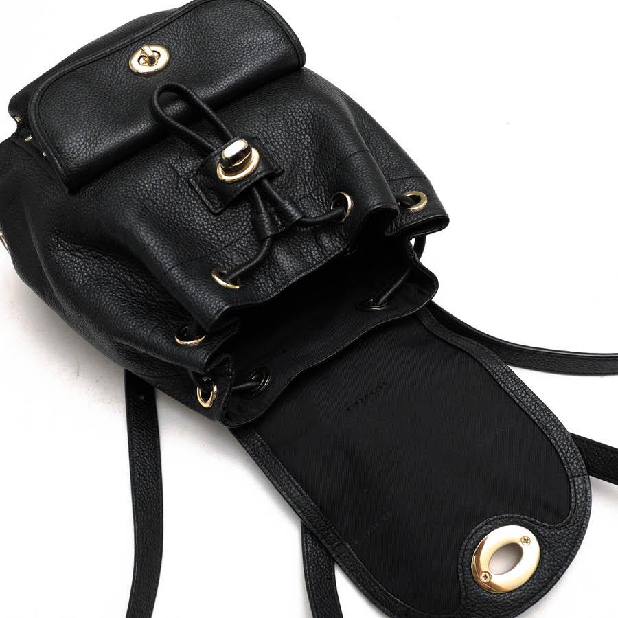 COACH（コーチ） リュック 37581 Mini Turnlock Rucksack In Polished