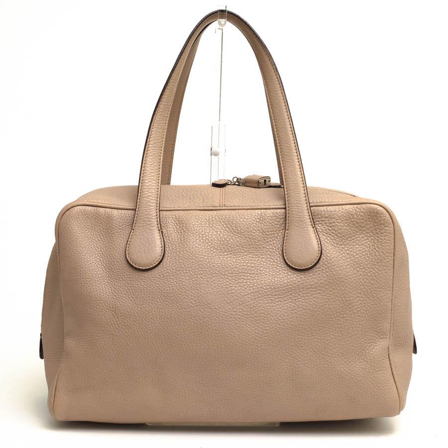 ○アルマーニ GIORGIO ARMANI 牛革 ハンドバッグ YGWF99 YG083 ミニボストン シボ革 シュリンクレザー 肩掛け ワンショルダーバッ  中古 ARMANI（アルマーニ） GIORGIO ARMANI ハンドバッグ YGWF99 YG083 牛革