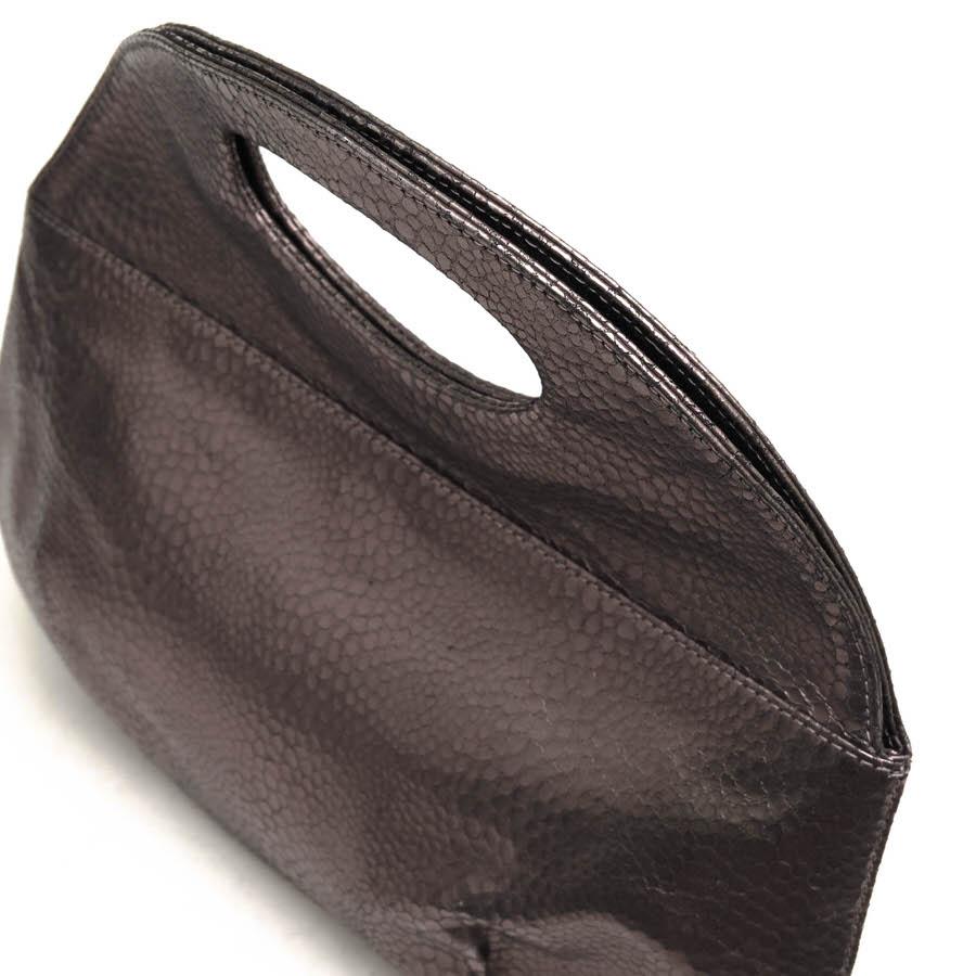 ○ヒロコハヤシ HIROKO HAYASHI 山羊革 ゴートスキン ハンドバッグ 709-01222 GATTOPARDO ガトーパルド 2WAY クラッチバッグ アニ  中古 HIROKO HAYASHI（ヒロコ ハヤシ） ハンドバッグ 709-01222 GATTOPARDO