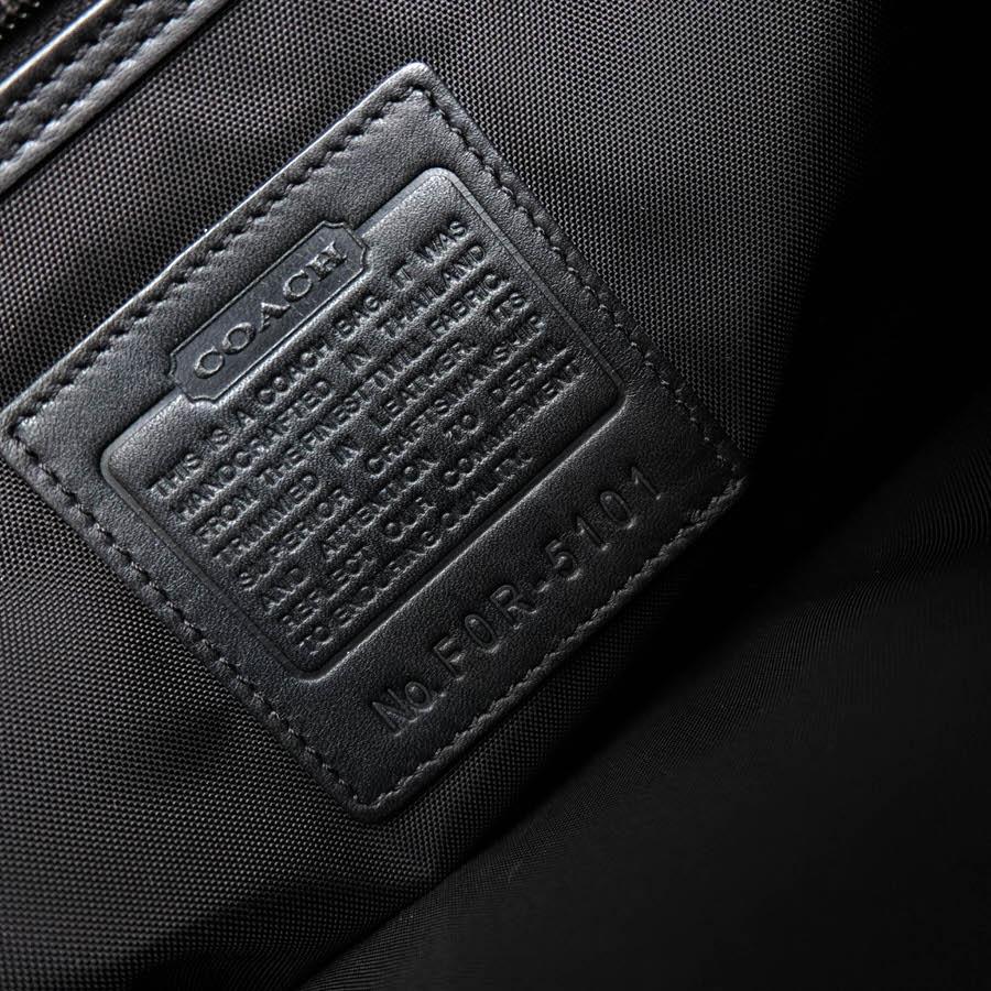 COACH コーチ ビジネスバッグ 5101 一部牛革 フラップ式 2WAY