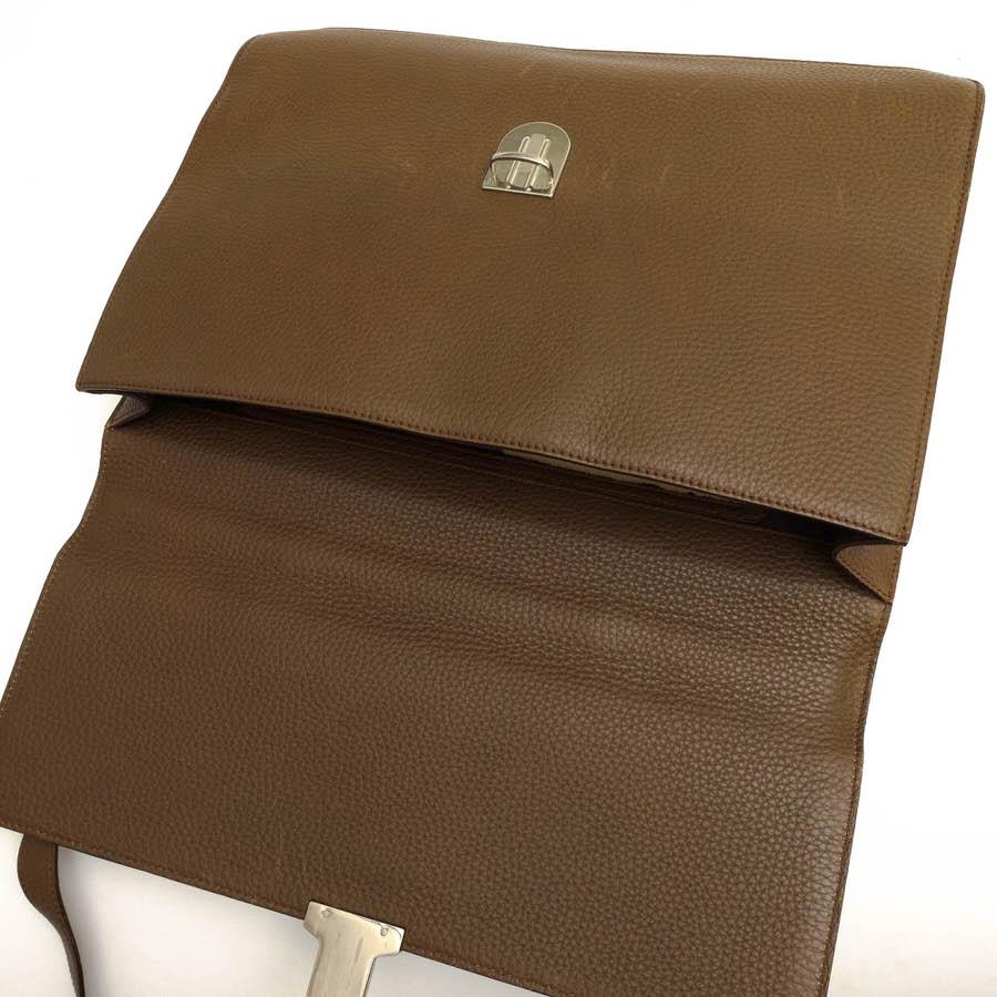 ○ピエロトゥッチ PIEROTUCCI 牛革 カーフ ビジネスバッグ 1258-MA 2WAY ショルダーバッグ シボ革 シュリンクレザー メンズ 【中古 中古 PIEROTUCCI ピエロトゥッチ ビジネスバッグ 1258-MA 牛革 カーフ 2WAY