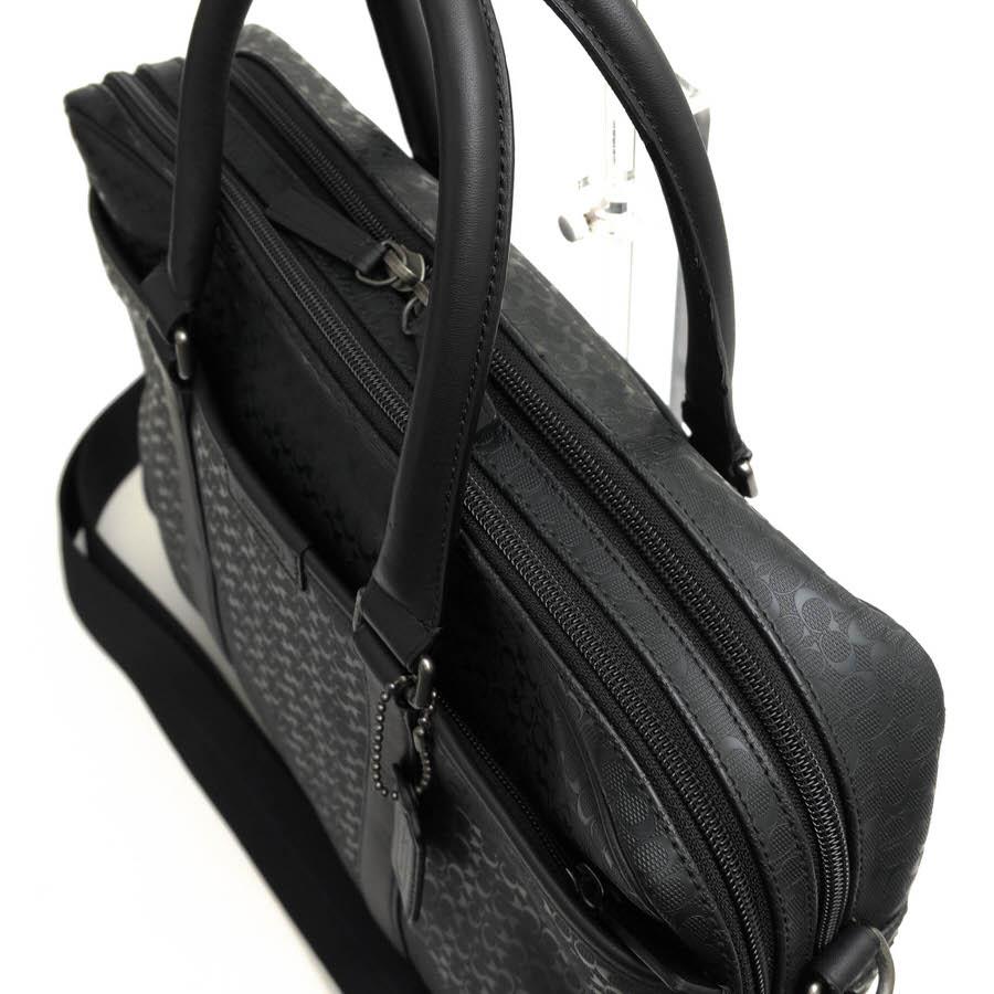 COACH（コーチ） ビジネスバッグ F70766 Heritage Signature Embossed