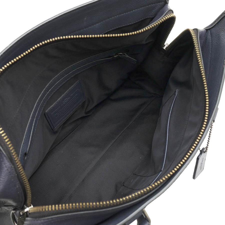 COACH コーチ ビジネスバッグ F71614 Smith Brief In Pebble Leather 