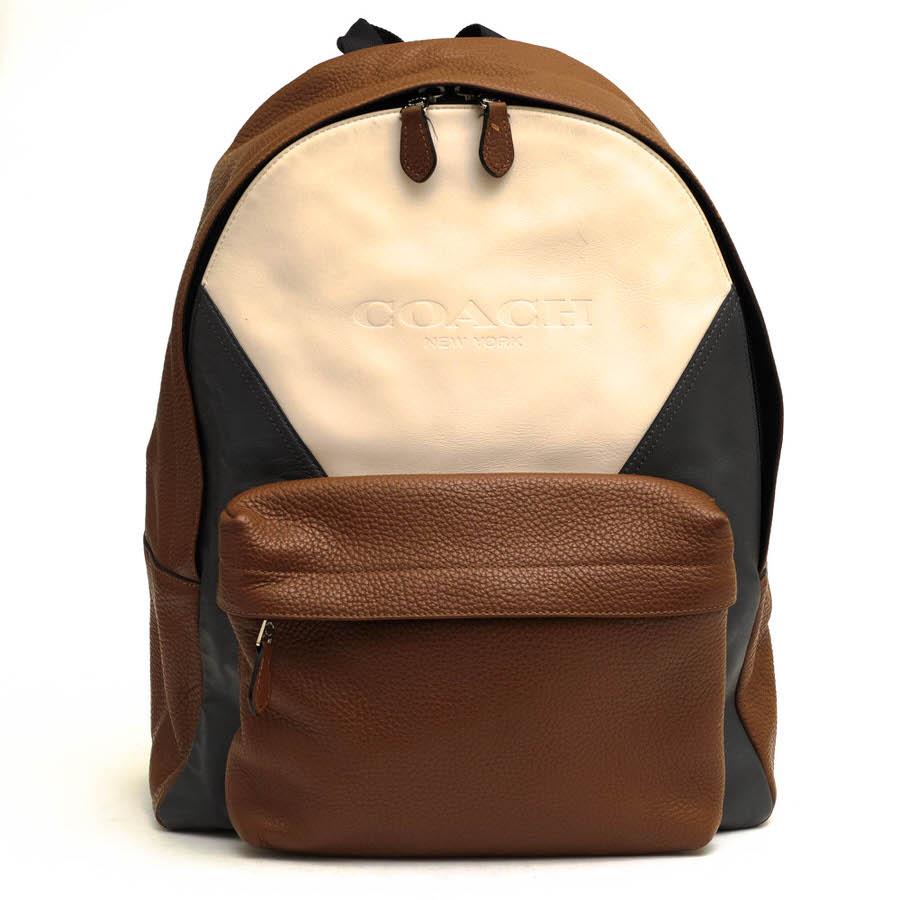 COACH コーチ リュック F57482 Charles Backpack In Patchwork Leather 