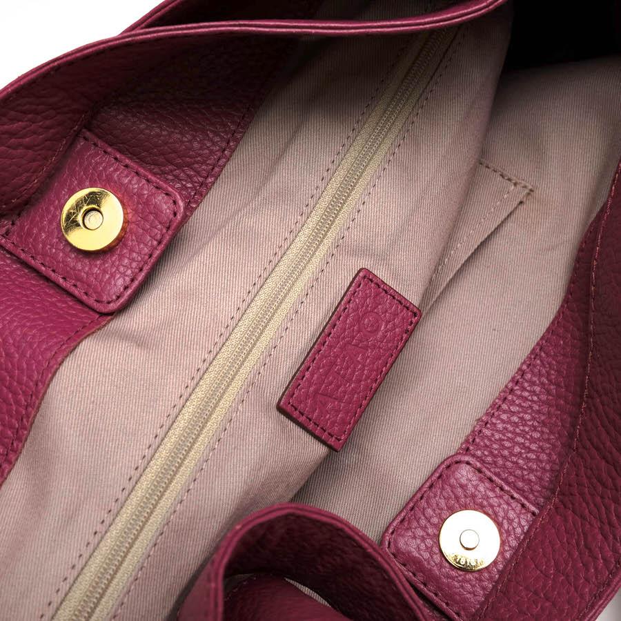 ATAO アタオ ハンドバッグ elvy エルヴィ 牛革 シボ革