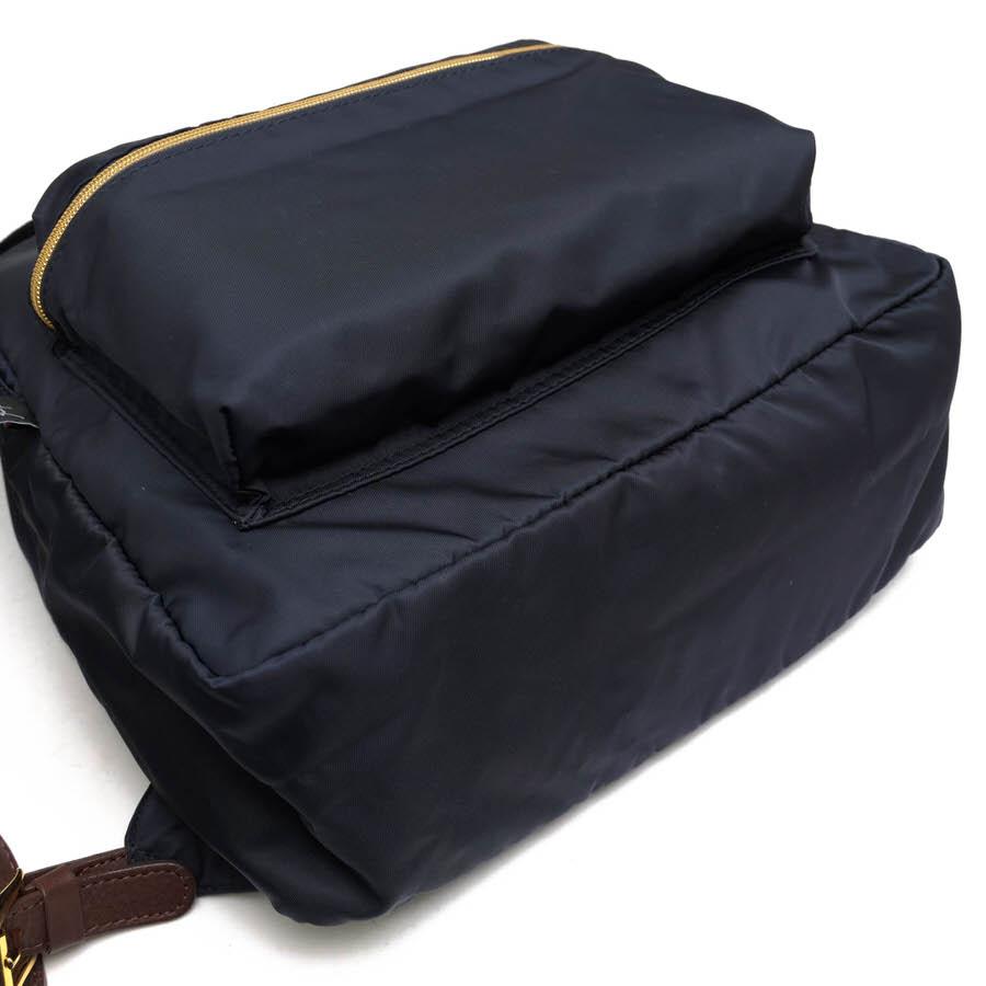 ○オロビアンコ orobianco 伊リモンタ社ナイロン 牛革 リュック MALPENSA A4サイズ収納可 デイパック メンズ 【中古】 中古 Orobianco（オロビアンコ） リュック MALPENSA 伊リモンタ社ナイロン