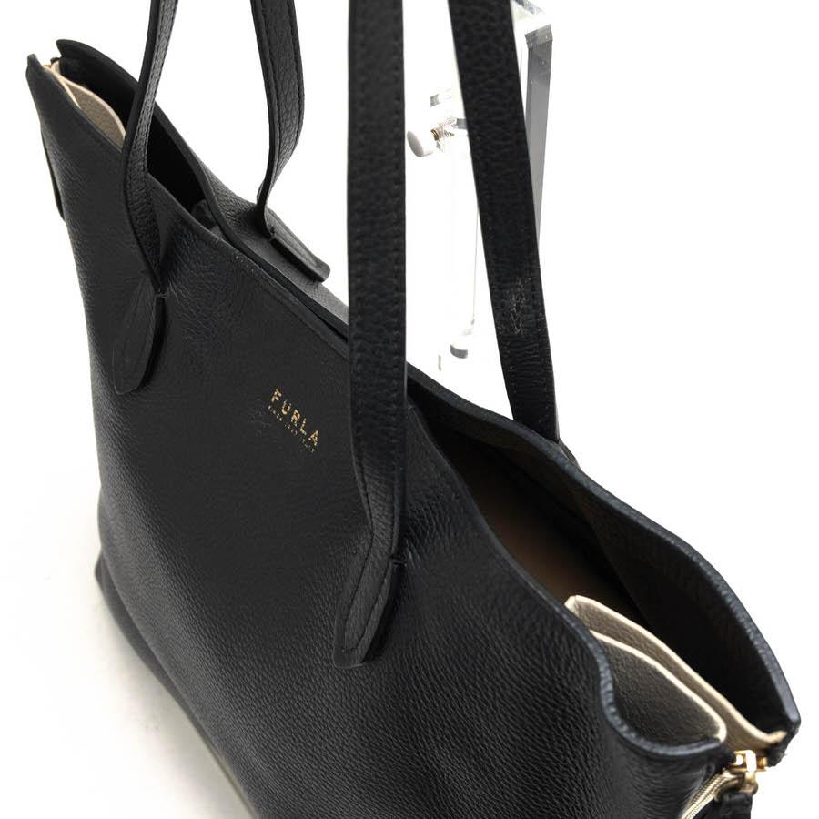 FURLA フルラ トートバッグ LUCE M ルーチェ ペブルドレザー 牛革 シボ革 シュリンクレザー 肩掛け ワンショルダーバッグ_4