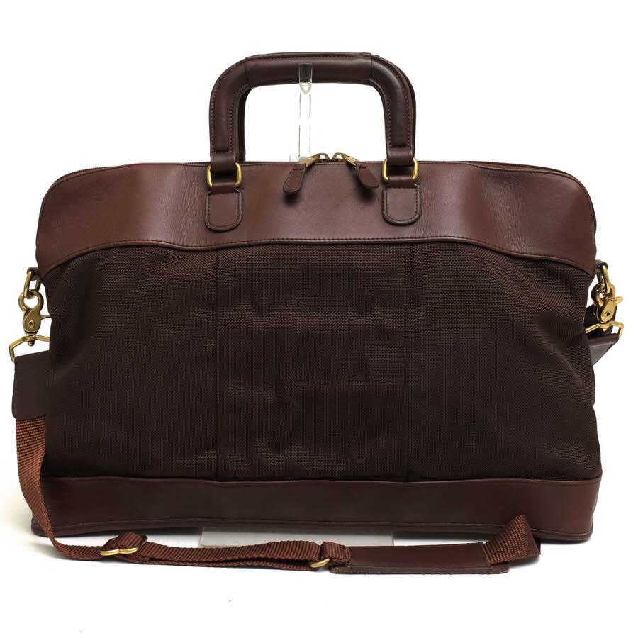 ○コーチ COACH バリスティックナイロン グラブタンカウハイドレザー 牛革 ビジネスバッグ 5322 2WAY ショルダーバッグ メンズ 【  中古 COACH（コーチ） ビジネスバッグ 5322 バリスティックナイロン グラブ