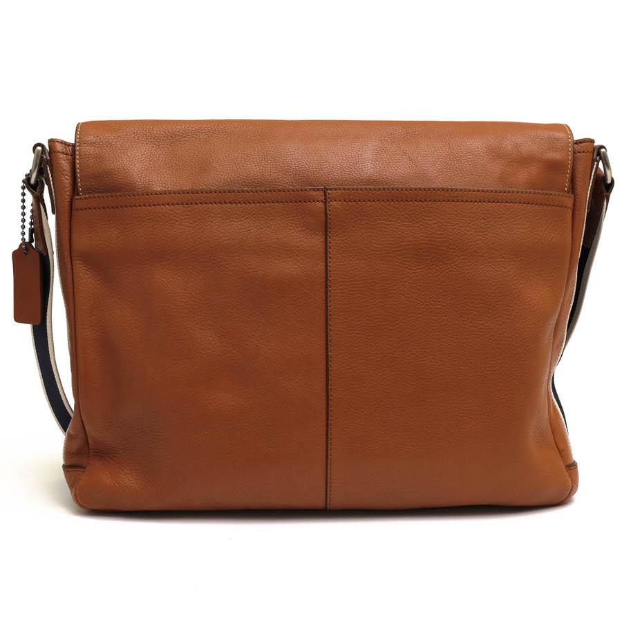 COACH コーチ ショルダーバッグ F70556 Heritage Leather Messenger ヘリテージ ウェブレザー メッセンジャー ウェブレザー カーフ 牛革｜desir-store｜02