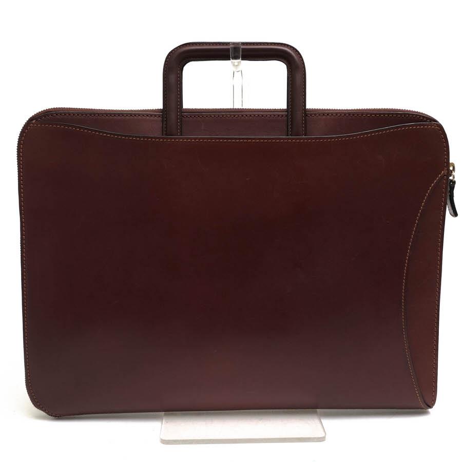 dunhill 茶レザー ビジネスバッグ ダンヒルビジネスバッグ 茶色 本革 (Dunhill)