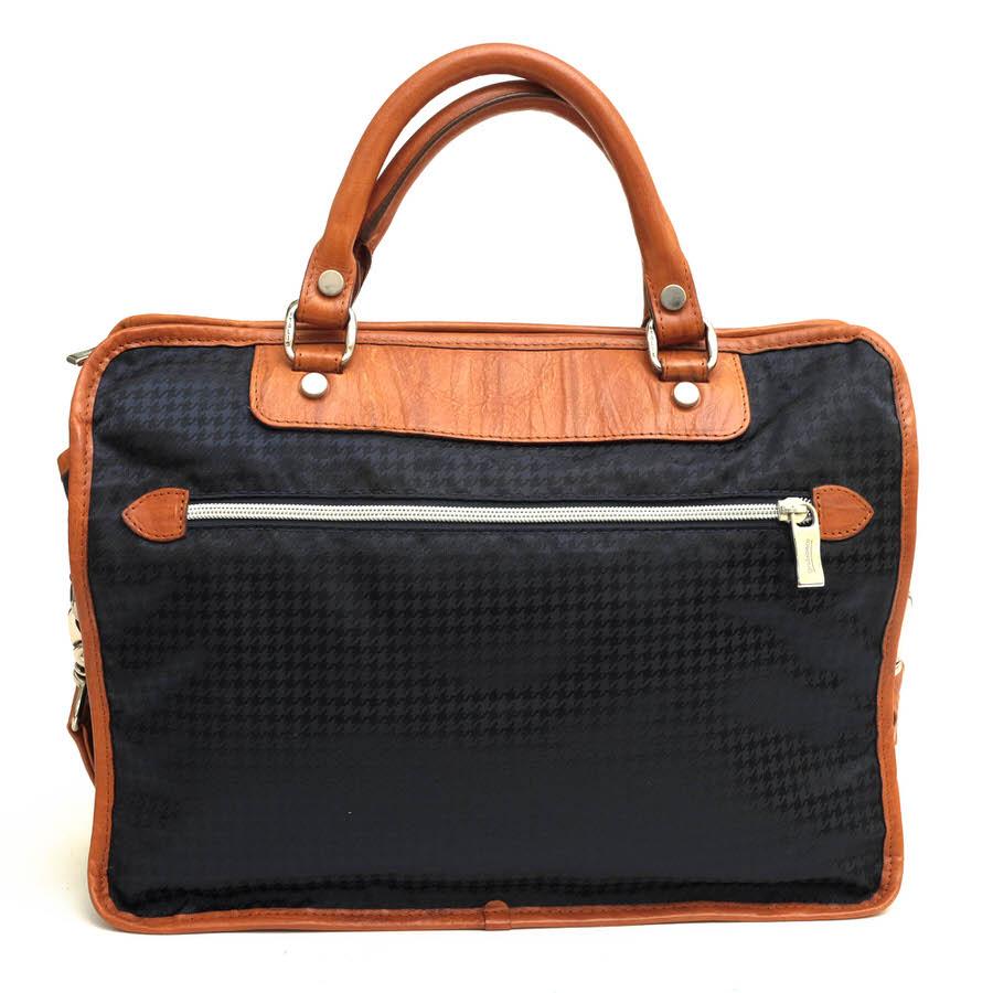 未使用級★オロビアンコ 2way ブリーフケース ビジネス 千鳥 ブラック 未使用級☆オロビアンコ 2way ブリーフケース ビジネス 千鳥 ブラック