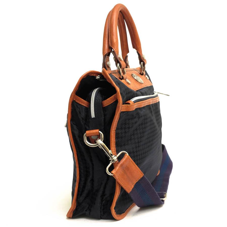 Orobianco（オロビアンコ） ビジネスバッグ 伊リモンタ社ナイロン 牛革