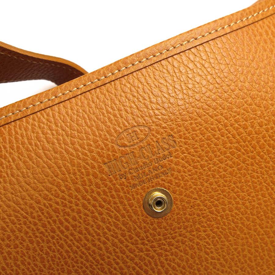 HIGH CLASS ハンドバッグ レザー ブラック Hロゴパンチング ブラック