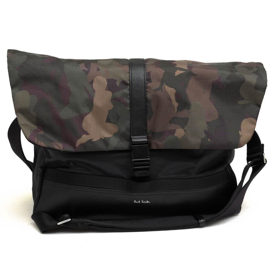 【新品タグ付き】Paul Smith 総花柄 キャンバスレザーショルダーバッグ Paul Smith ポールスミス ショルダーバッグ M1A 5831 NAKED LADY
