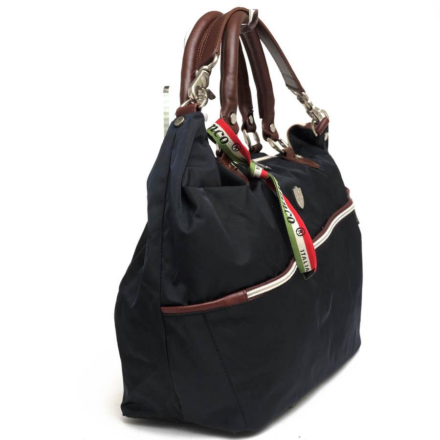 新品タグ付 Orobianco LIMONTA 2WAY トートバッグ Orobianco（オロビアンコ） トートバッグ 伊リモンタ社ナイロン 牛革