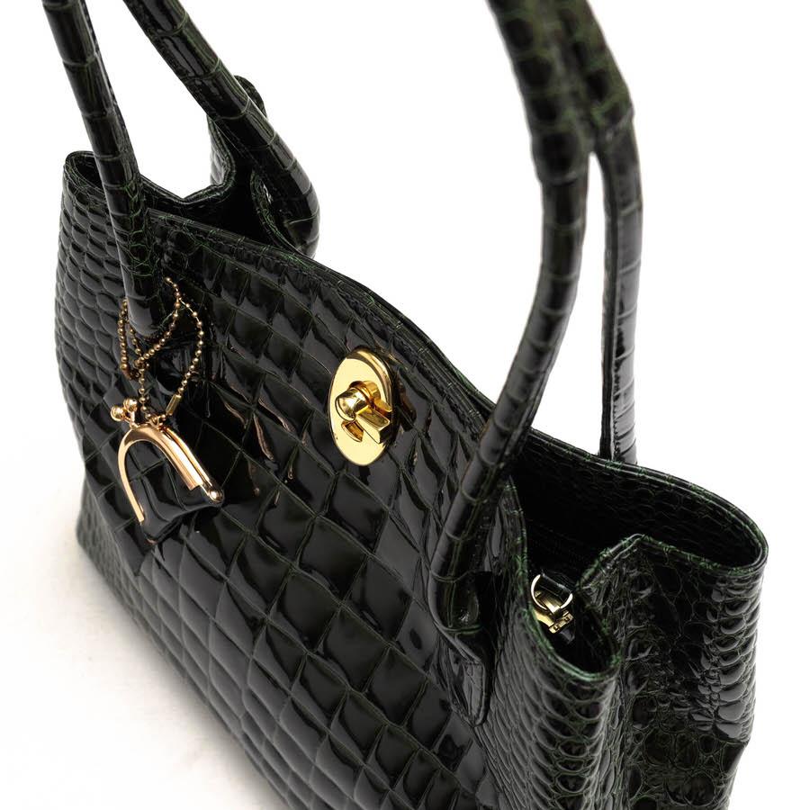 Takano 鎌倉高野 ハンドバッグ ツイストバッグ シャイニングエナメル