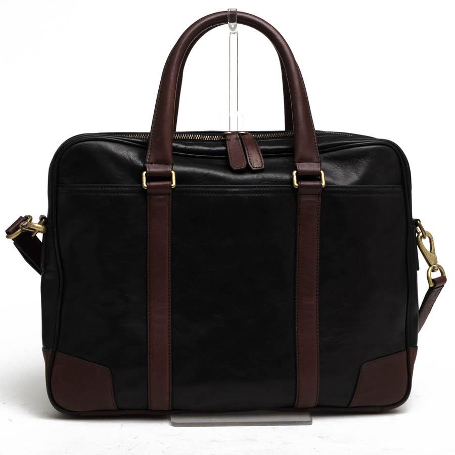 Coach　ブリーフケース　使用少 COACH（コーチ） ビジネスバッグ 71012 Bleecker Harness Leather Slim