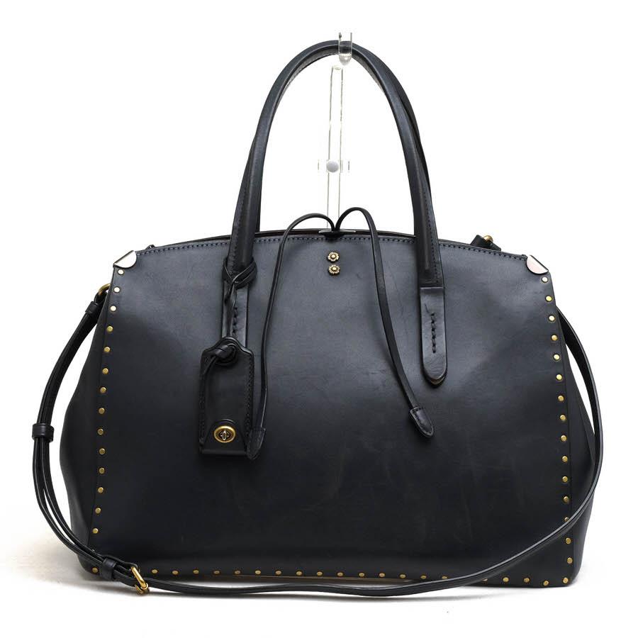 ○コーチ COACH グラブタンレザー 牛革 トートバッグ 31932 Cooper Carryall With Rivets クーパー キャリーオール ウィズ リベッ  中古 COACH（コーチ） トートバッグ 31932 Cooper Carryall With Rivets