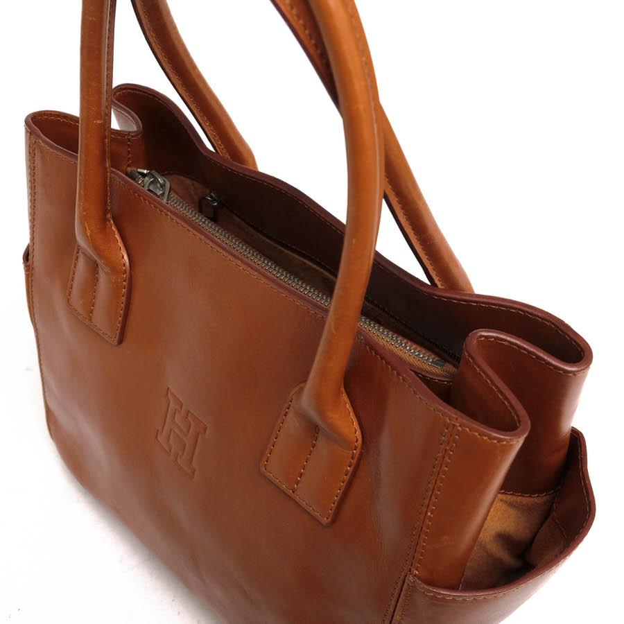 ○ヒロフ HIROFU 牛革 カーフ ハンドバッグ 6992 Hロゴ レディース 【中古】 中古 HIROFU（ヒロフ） ハンドバッグ 6992 牛革 カーフ Hロゴ : Desir Yahoo