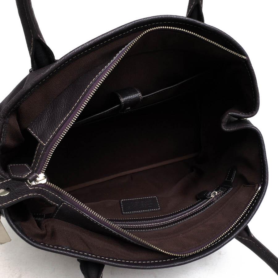 ○デスティニーズディメンション DESTINY'S DIMENSION ヨーロッパ産カウハイド シボ牛革 トートバッグ Westwood Two ウェストウッ  中古 DESTINY'S DIMENSION デスティニーズディメンション トートバッグ