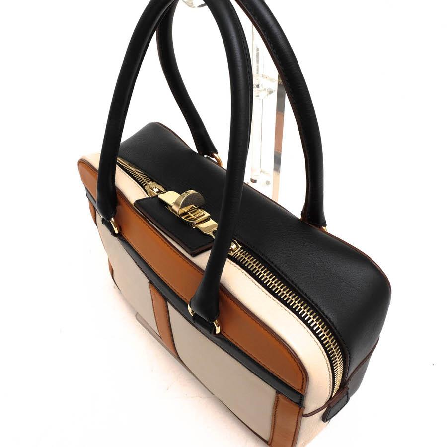 Max Mara マックスマーラ ハンドバッグ 牛革 カーフ ミニボストン バイ  