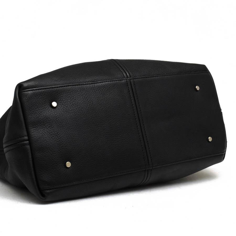 美品 アニアリ トートバッグ A4可 レザー ビジネス カモフラ キーリング 黒 ✨極美品✨アニアリ トートバッグ A4可 3室 キーリング 迷彩 レザー 黒