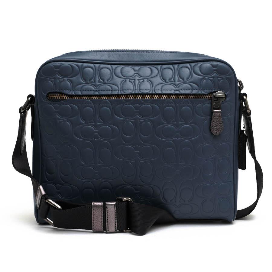 COACH コーチ ショルダーバッグ 68091I 牛革 シグネチャー柄 : Desir