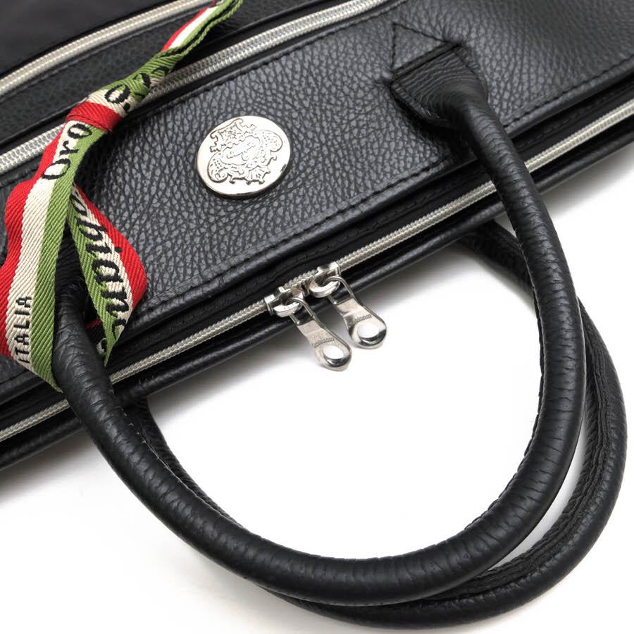 ○オロビアンコ orobianco 伊リモンタ社ナイロン 牛革 ビジネスバッグ REGHOLO-Z8 A3サイズ収納可 2WAY ショルダーバッグ メンズ   中古 Orobianco（オロビアンコ） ビジネスバッグ REGHOLO-Z8 伊リモンタ社