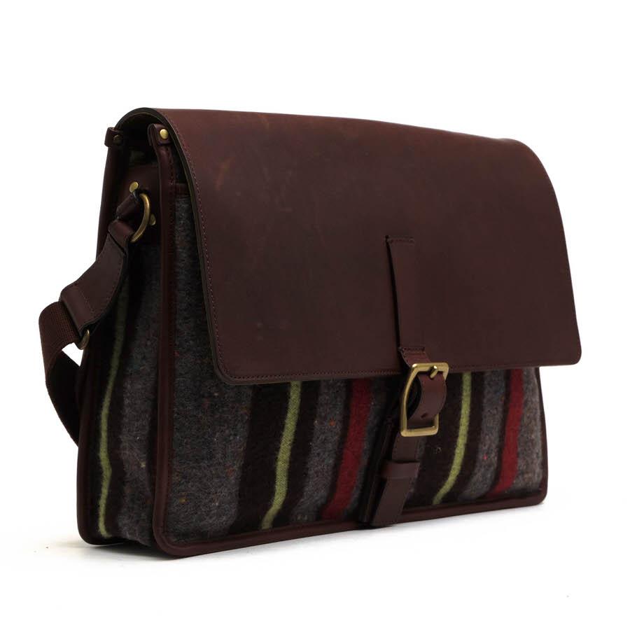 土屋鞄 TSUCHIYA-KABAN ショルダーバッグ メルトンウール ツイード  