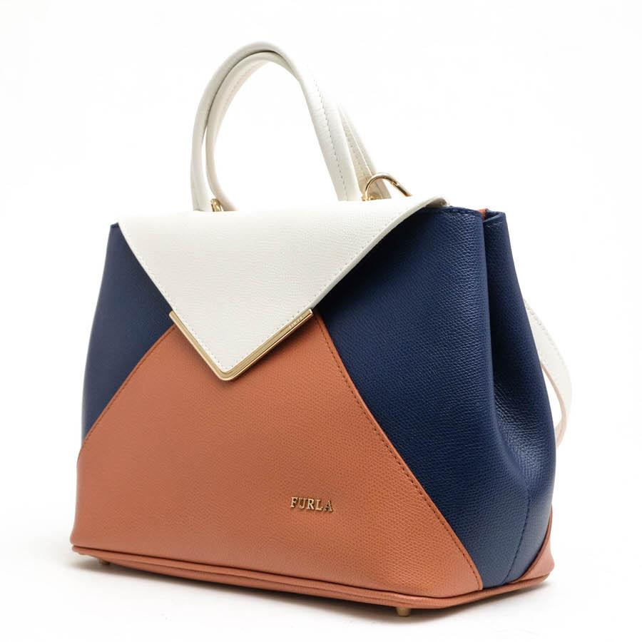 FURLA（フルラ） ハンドバッグ Kelis Tote ケリス 牛革 エンベロープ 