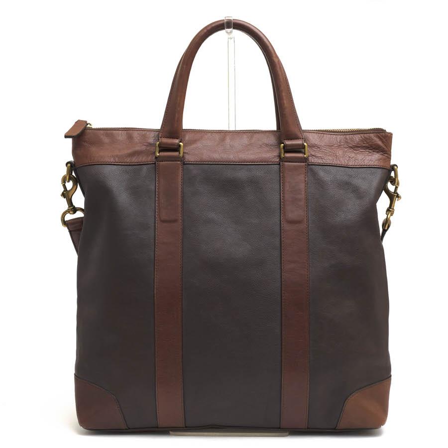 極美品★COACH/コーチ トンプソン レザービジネストート◆こげ茶色70490 COACH コーチ トートバッグ 70477 CROSBY Leather Tote