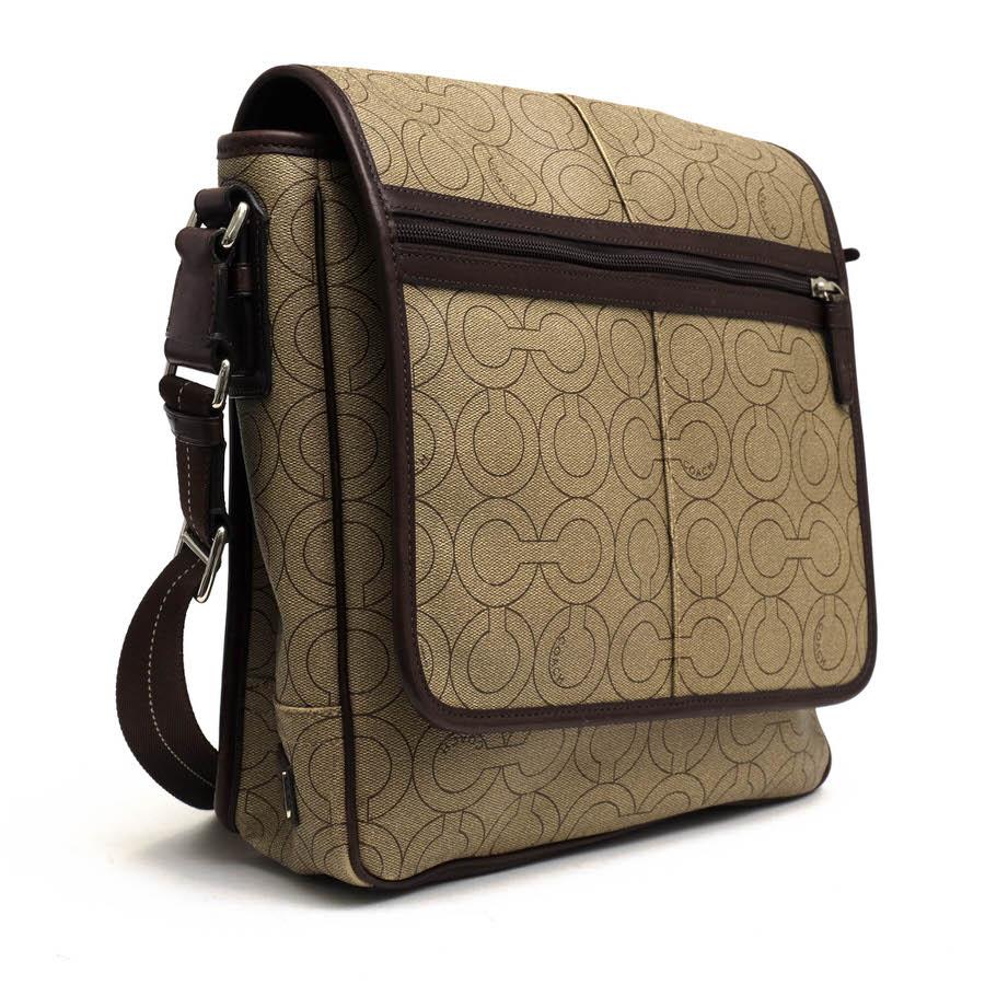 COACH（コーチ） ショルダーバッグ 70262 Op Art messenger map bag 