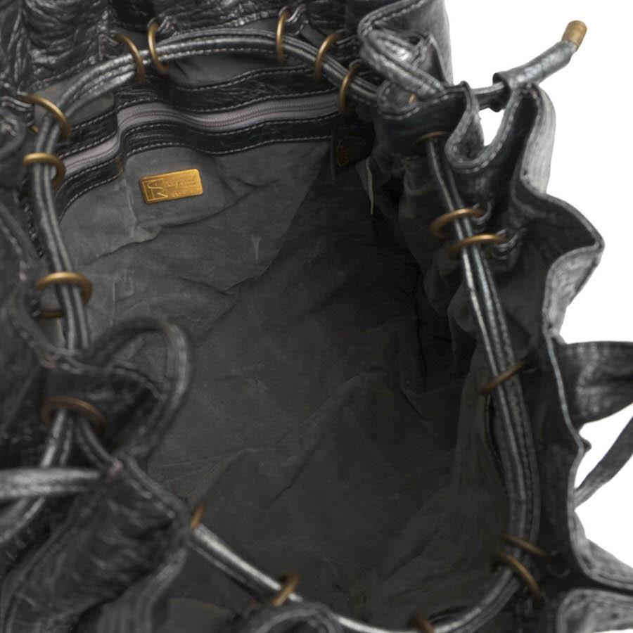 ○クリスタルレプティルズ Crystal Reptiles クラインカルー社 ハンドバッグ プリーツ レディース 【中古】 中古 Crystal Reptiles クリスタルレプティルズ ハンドバッグ クライン