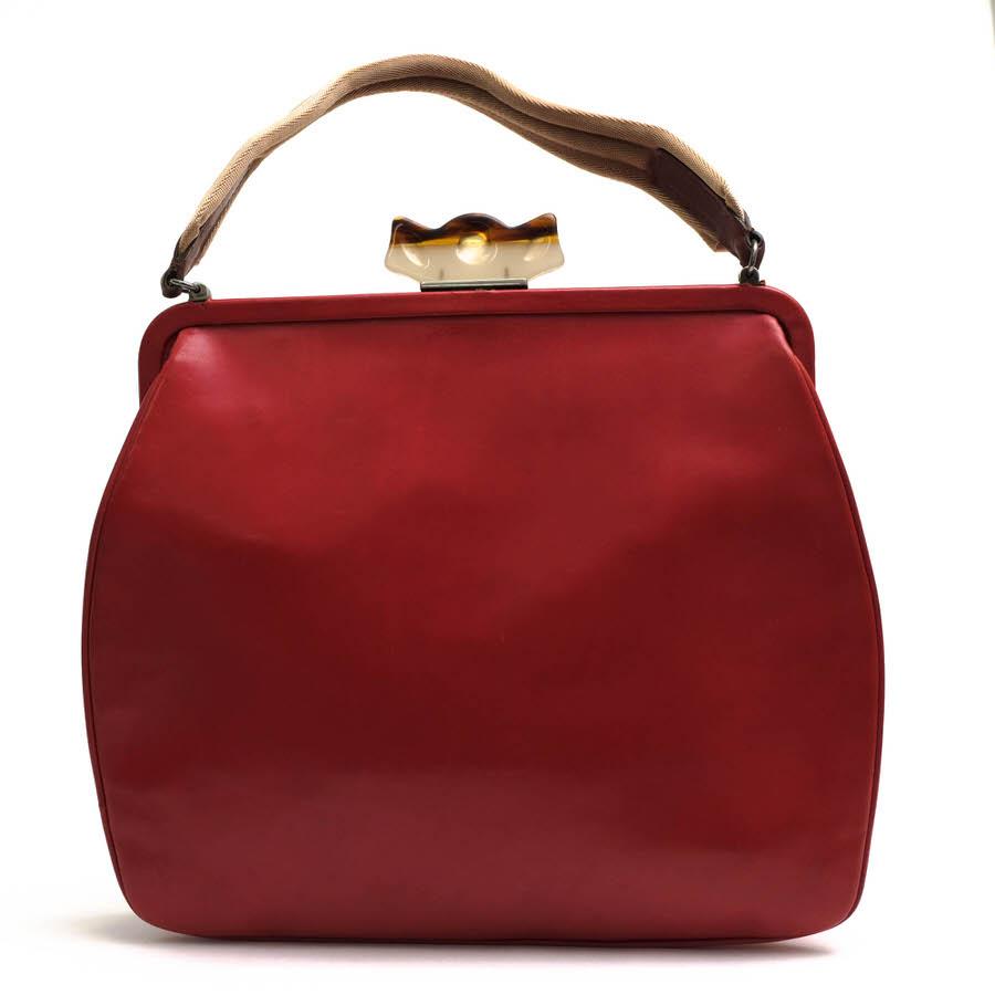 MARNI がま口 レザー ハンドバッグ MARNI マルニ ハンドバッグ 牛革 がま口 : Desir Yahoo